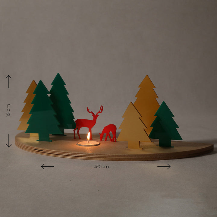 Christmas candle in Egypt. You can use it as a Christmas Decoration & New year's celebration. Candle gives you a unique light.