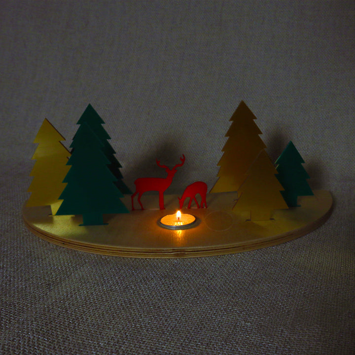 Christmas candle in Egypt. You can use it as a Christmas Decoration & New year's celebration. Candle gives you a unique light.