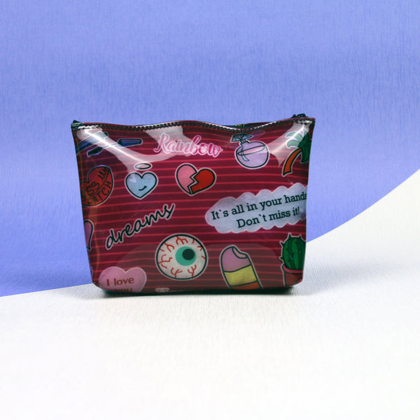 Pouch Bags in Egypt. PVC is the material used in the Pouch / Purse.