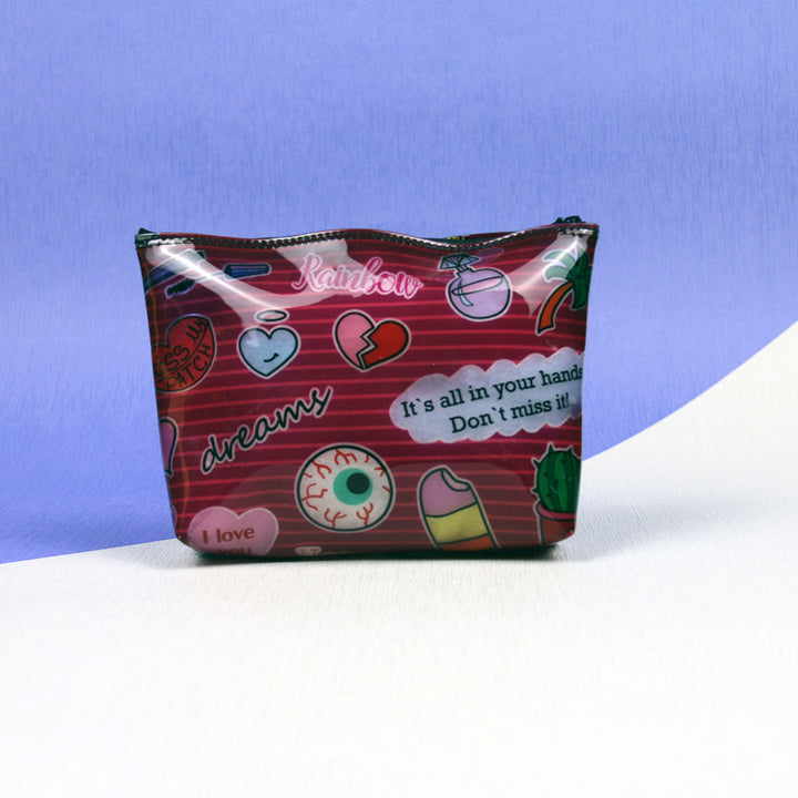 Pouch Bags in Egypt. PVC is the material used in the Pouch / Purse.