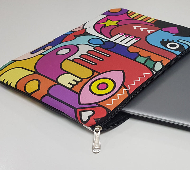 Leather Laptop Sleeves in Egypt. 13 inch & 15.6 inch Laptop pouch. It's suitable for MacBook air sleeve. You can find different designs for laptop cases / laptop covers.