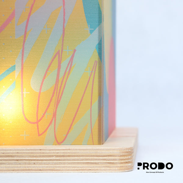 Acrylic Table Lamp - Creative Doodles