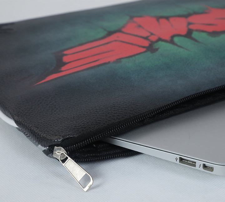 Leather Laptop Sleeves in Egypt. 13 inch & 15.6 inch Laptop pouch. It's suitable for MacBook air sleeve. You can find different designs for laptop cases / laptop covers.