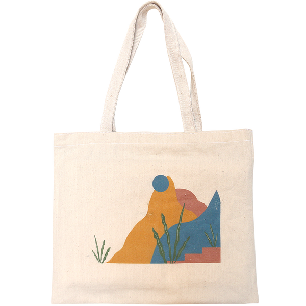 Tote bags in Egypt. Linen is the material used in the shopping bag. There is two different shapes Portrait tote bag & Landscape tote bag. It's Eco-friendly & fashion bag.