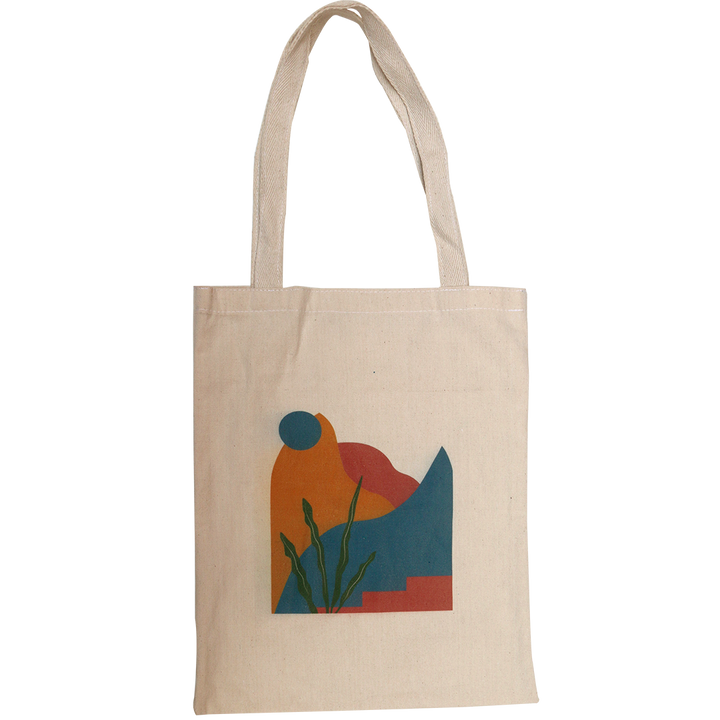 Tote bags in Egypt. Linen is the material used in the shopping bag. There is two different shapes Portrait tote bag & Landscape tote bag. It's Eco-friendly & fashion bag.