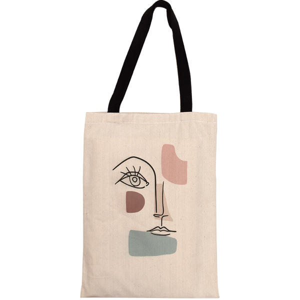 Tote bags in Egypt. Linen is the material used in the shopping bag. There is two different shapes Portrait tote bag & Landscape tote bag. It's Eco-friendly & fashion bag.