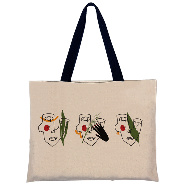 Tote bags in Egypt. Linen is the material used in the shopping bag. There is two different shapes Portrait tote bag & Landscape tote bag. It's Eco-friendly & fashion bag.