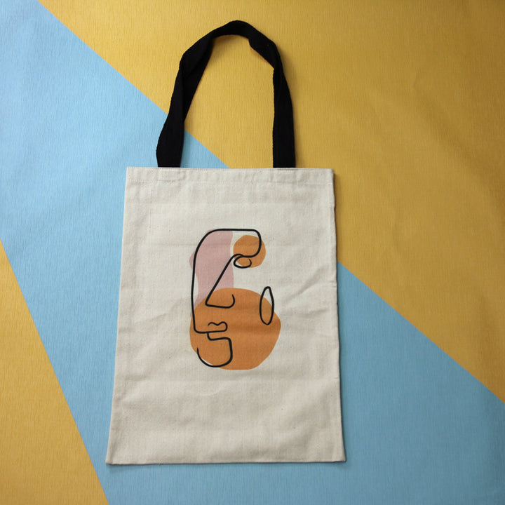 Tote bags in Egypt. Linen is the material used in the shopping bag. There is two different shapes Portrait tote bag & Landscape tote bag. It's Eco-friendly & fashion bag. 