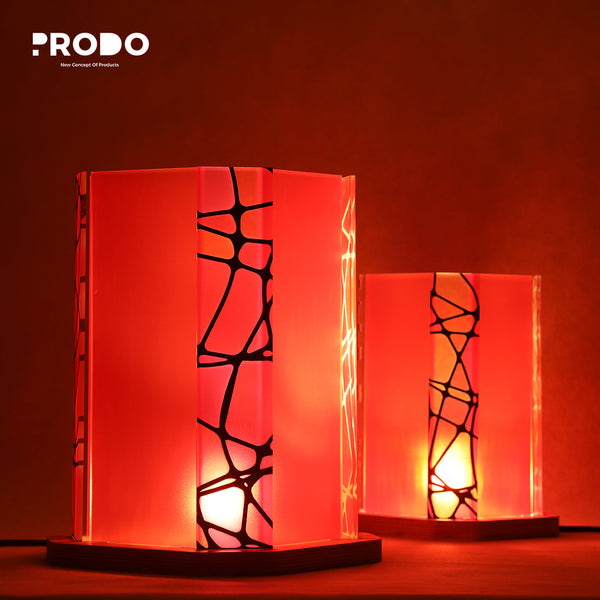 Acrylic Table Lamp - Lava