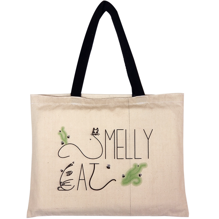 Tote bags in Egypt. Linen is the material used in the shopping bag. There is two different shapes Portrait tote bag & Landscape tote bag. It's Eco-friendly & fashion bag.