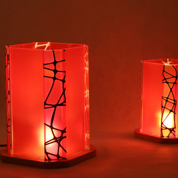 Acrylic Table Lamp - Lava