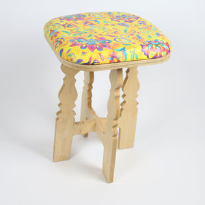 Mashrabeya Seat - Yellow Floral