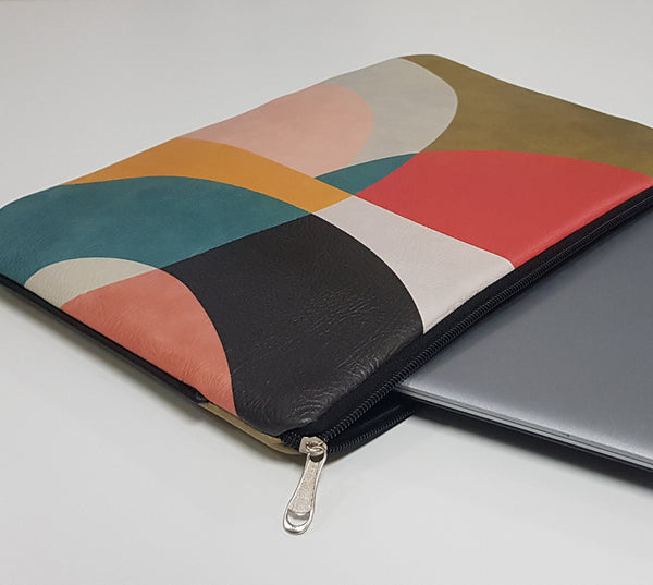 Leather Laptop Sleeves in Egypt. 13 inch & 15.6 inch Laptop pouch. It's suitable for MacBook air sleeve. You can find different designs for laptop cases / laptop covers.