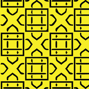 Canvas - Yellow Pattern (For Robot Desk Lamp)