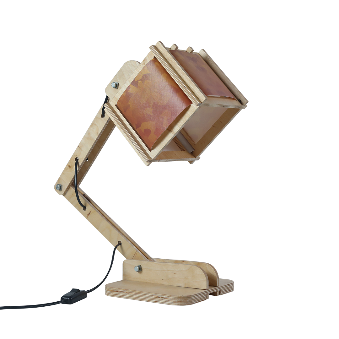 Robot Desk Lamp - Golden Pattern