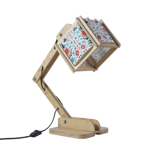 Robot Desk Lamp - Flowers Pattern