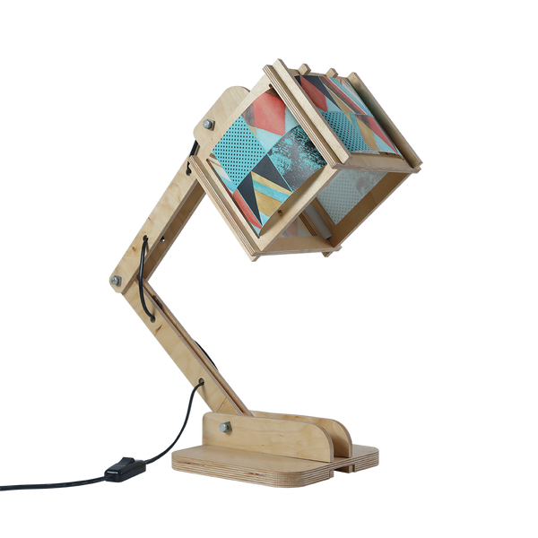 Robot Desk Lamp - Triangles Pattern