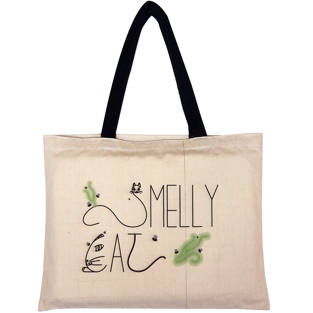 Tote bags in Egypt. Linen is the material used in the shopping bag. There is two different shapes Portrait tote bag & Landscape tote bag. It's Eco-friendly & fashion bag.
